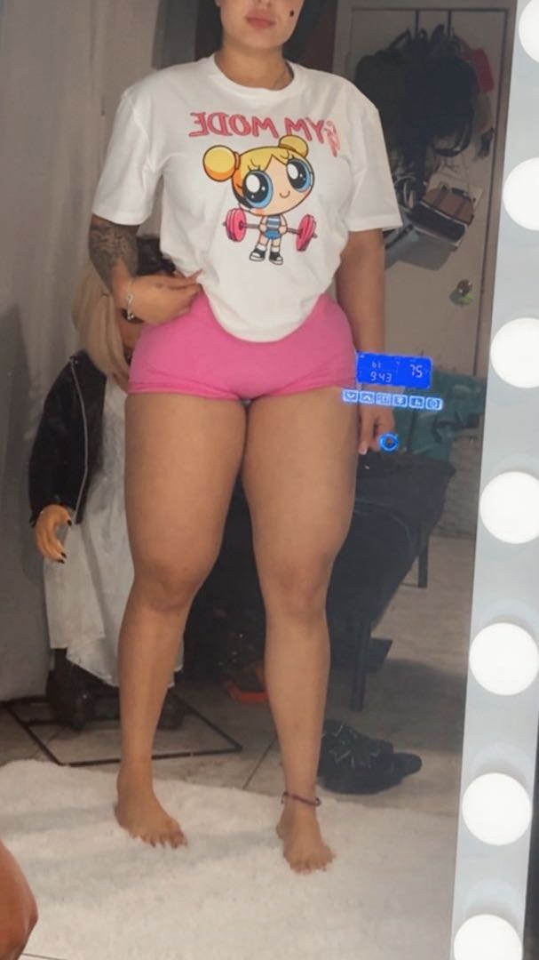 Camiseta de dibujo animado camiseta de cuello redondo, con con estampado, Top, casual manga, corta de mujer, modo gym