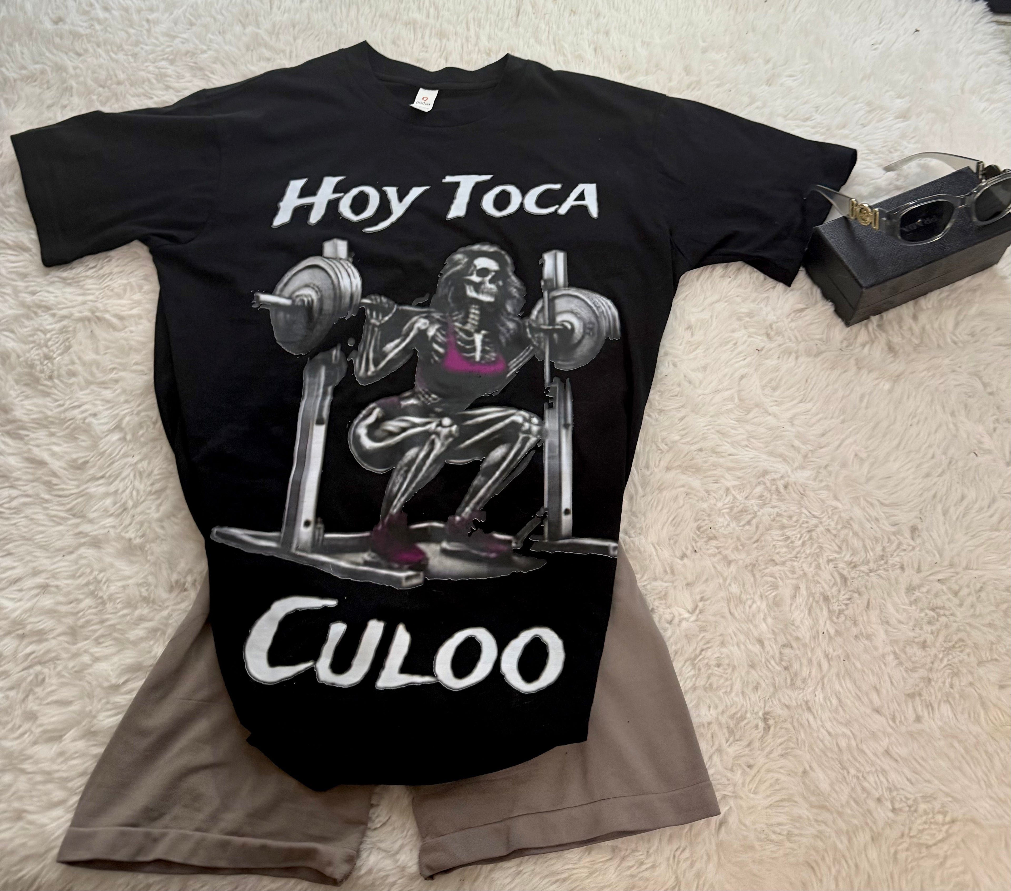 Camiseta con temática de  entrenamiento de piernas